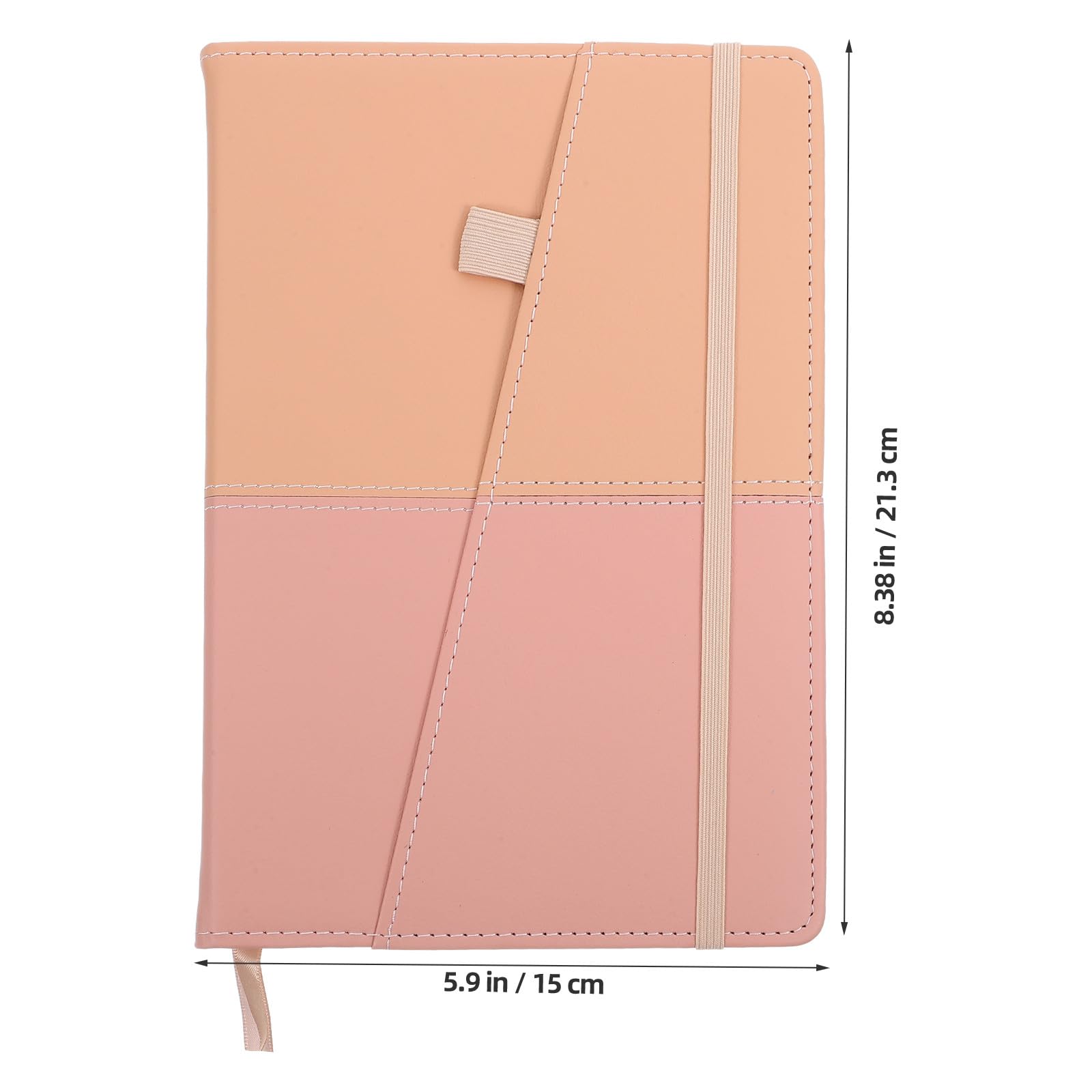Organisateur D'adresses A5 Format Carnet, Polyvalent Étiquettes Alphabétiques, Couverture Rigide en Couleurs Kaki et Rose, Annuaire Téléphonique Portable pour Bureau et Usage