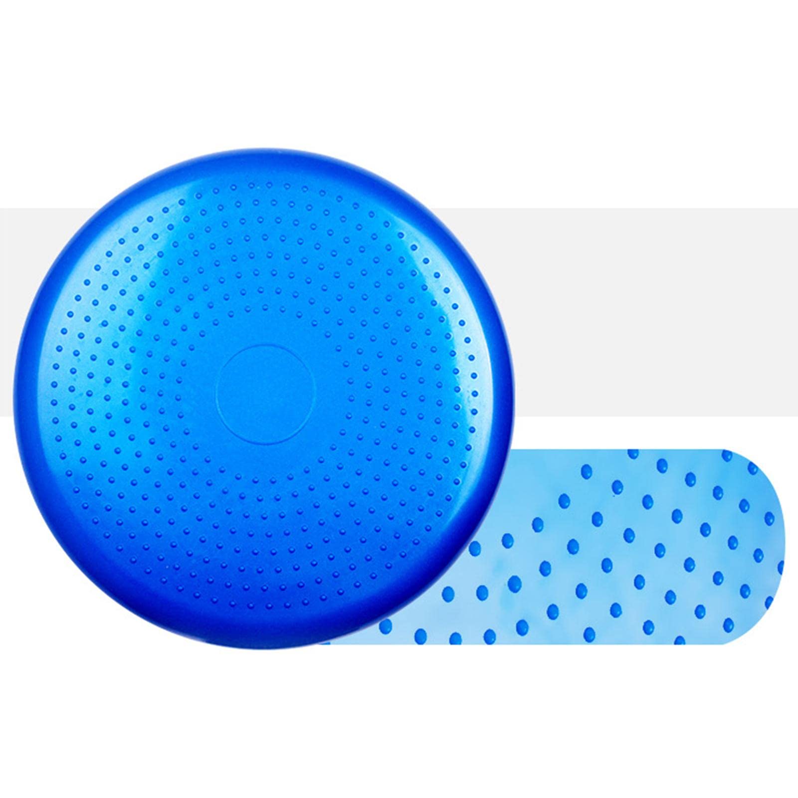 Disco de Inflable, Almohadilla de Masaje, Colchoneta, Pelota de Ejercicio Duradera, azul