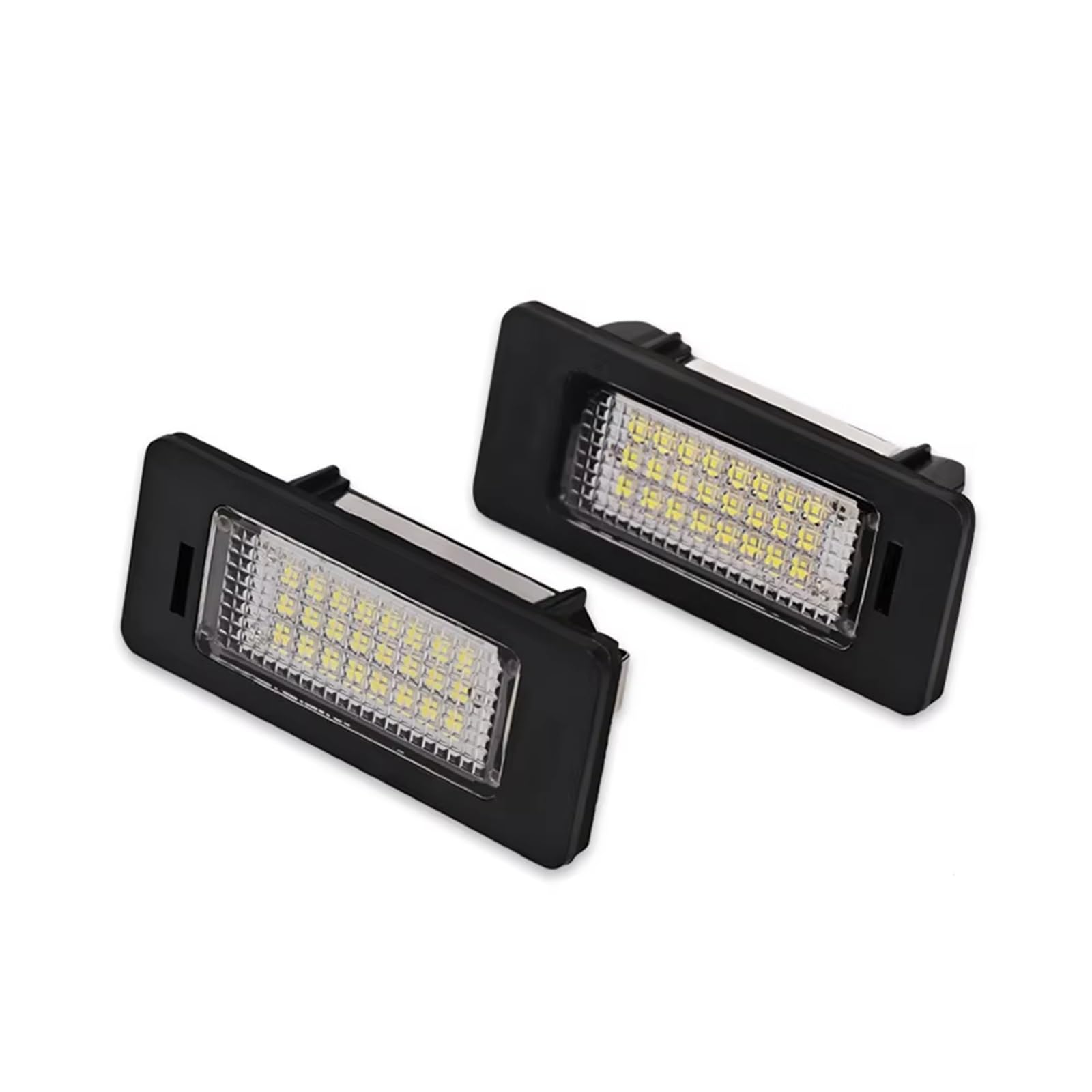 Lámpara de matrícula para A4, B8, A5, Q5, S5, S4 (2 Unidades) Luces LED de matrícula Blancas sin Errores Lámpara de matrícula LED para Coche
