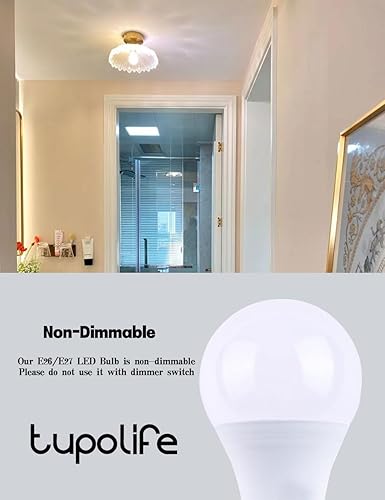 Miniatura 7 de Bombilla LED de 12 V, equivalente a 4 W, equivalente a 40 W, bombillas de bajo voltaje ACDC 12-60V blanco cálido 3000K 400lm, lámpara A15 E26,