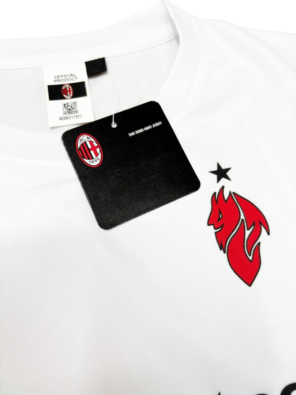 Maglia Calcio Milan Ufficiale 2025/2026 - Replica Maglia Milan 25 26 Neutra - Idea Regalo Tifosi Milanisti - Bambino Ragazzo