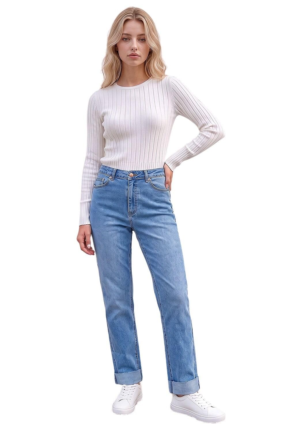 Roman Petite  Denim Turn Up Pocket Jeans Size 10