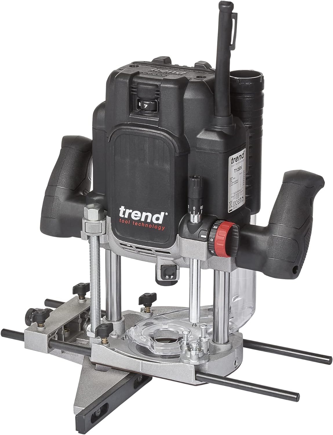 Trend T12 2300W fresadora de inmersión 12 mm, kit 6 fresas UE 230V
