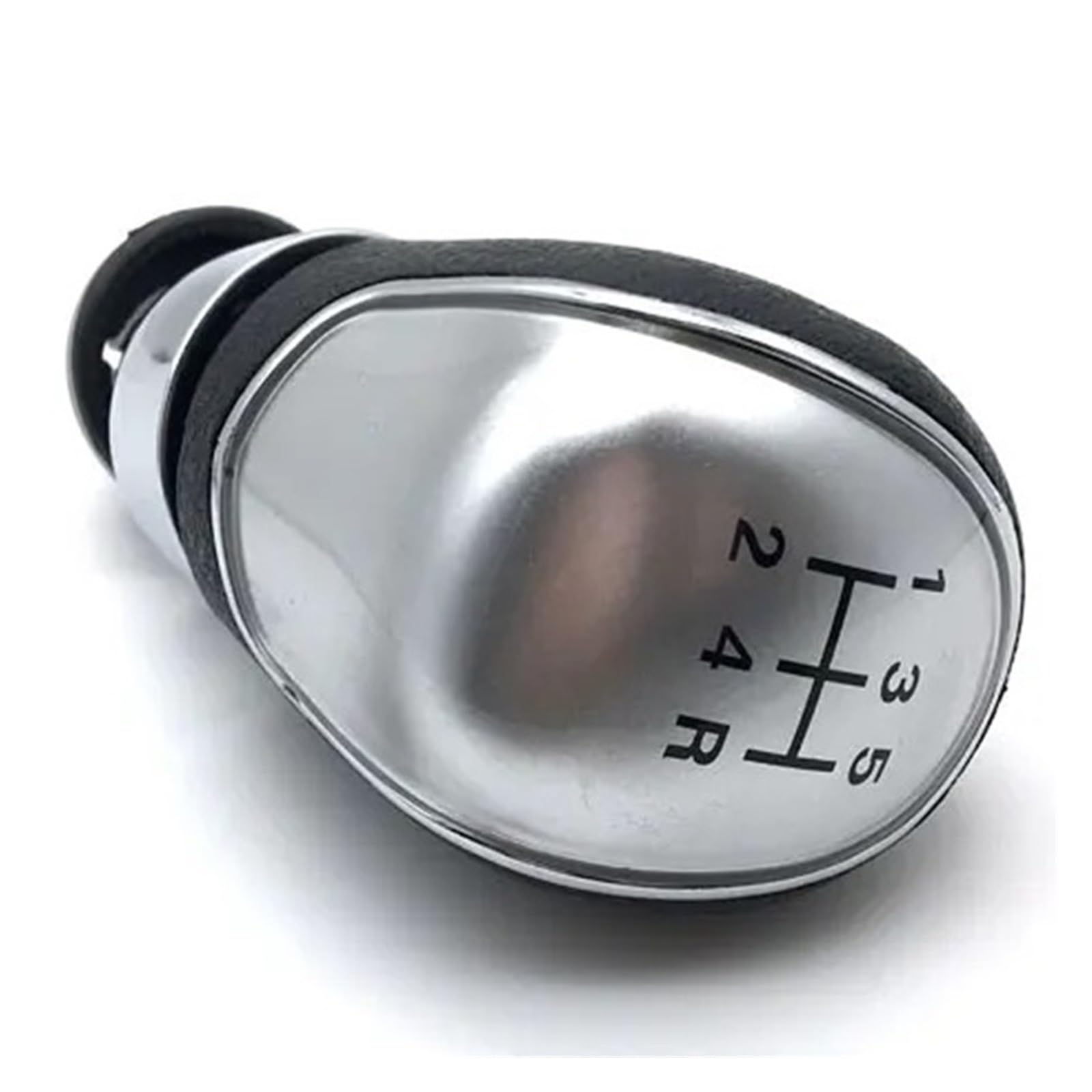 Sauanmnktp Silver 5Speed Gearshift Knob For Focus 2004-2007 Gear Shift Knob 5 6 Speed Manual
