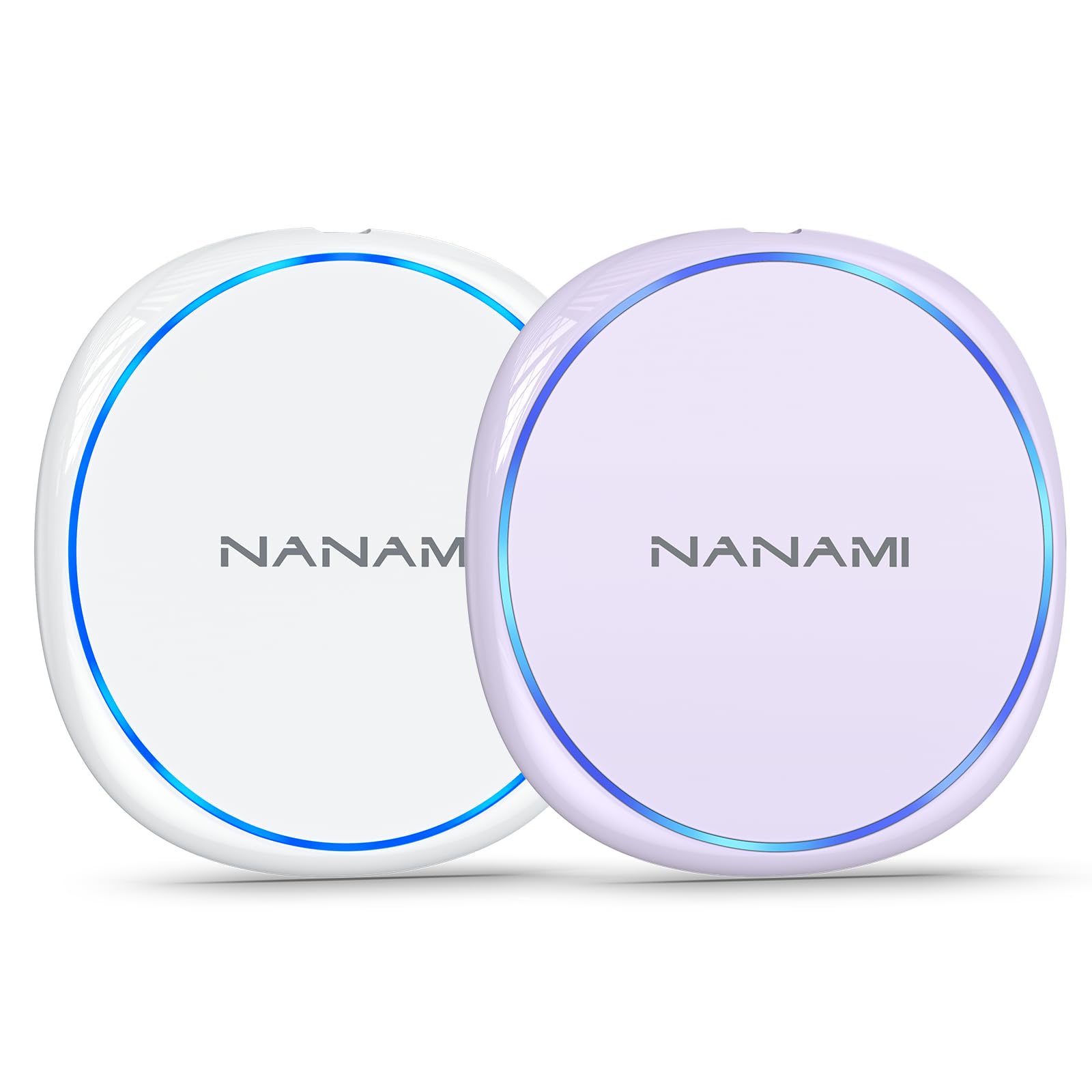 Fast Wireless Charger [2 Pack],NANAMI 15W Max Wireless Charging Pad for iPhone 16 15 Pro Max 14 13 12 11 XS Max XR 8,Fast Charge for Samsung Galaxy S25 S24 Ultra S23 S22 S21 S20,AirPods Pro,Pixel 6,LG