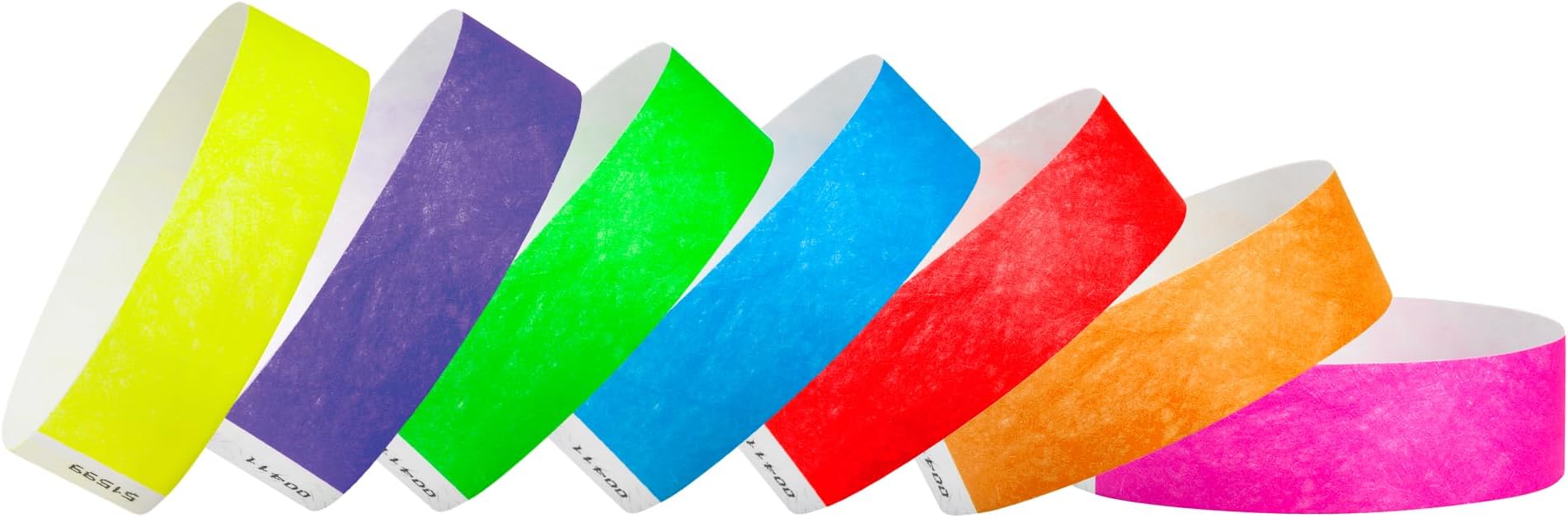 WristCo Tyvek Wristbands 1,600 Pack - 8 Color Variety, Tamper-Proof For Events, Medical ID, Parties (200 Per Color) - View #11