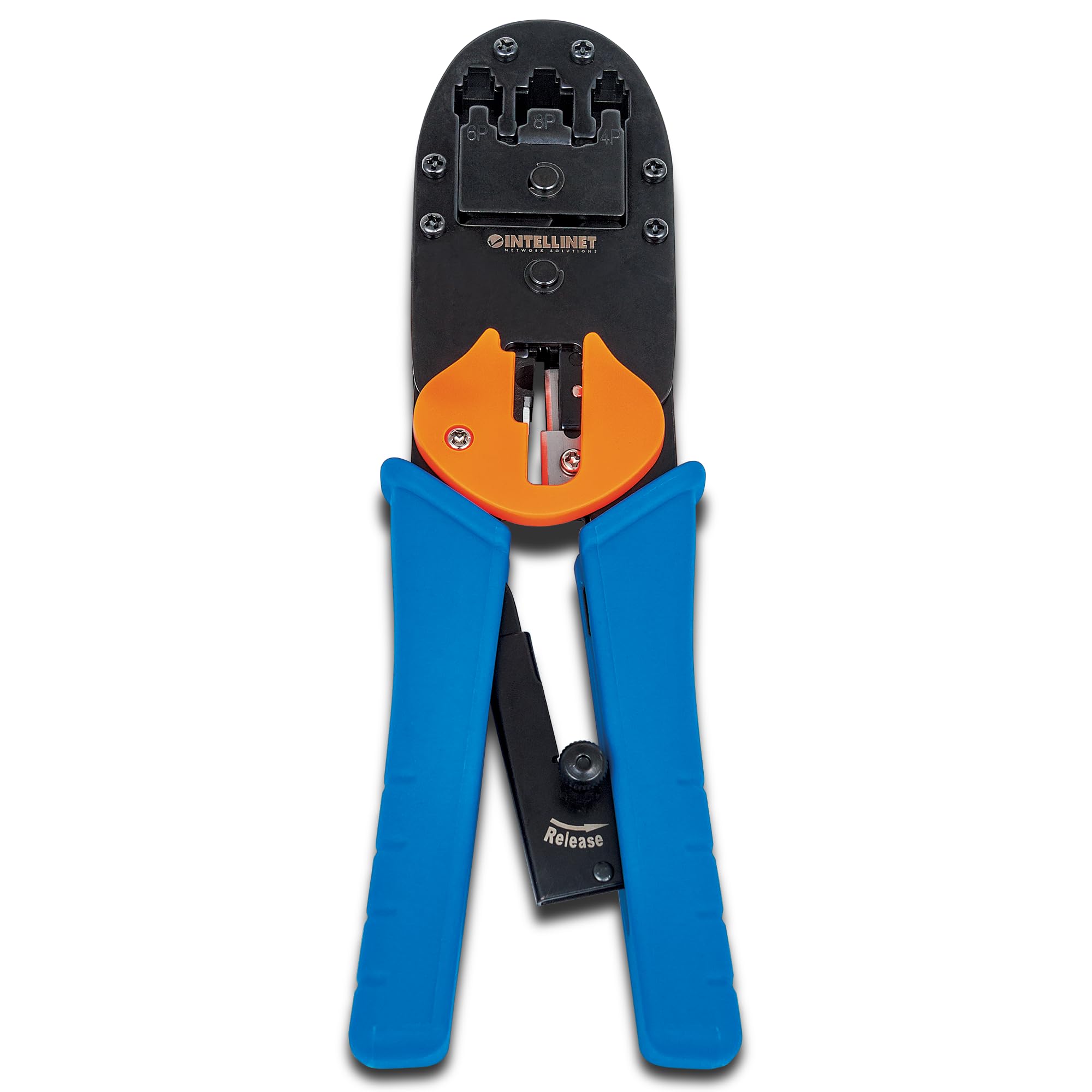 Intellinet Universal Modular Plug Crimping Tool, For RJ45, RJ12 and RJ11 Modular Plugs