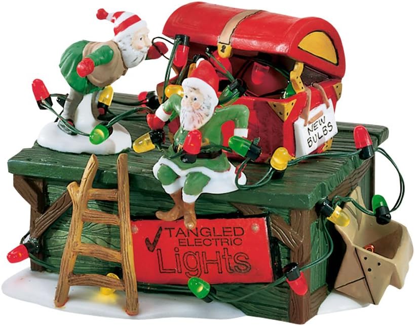 Department 56 "Untangle the Christmas Lights" Home & Kitchen