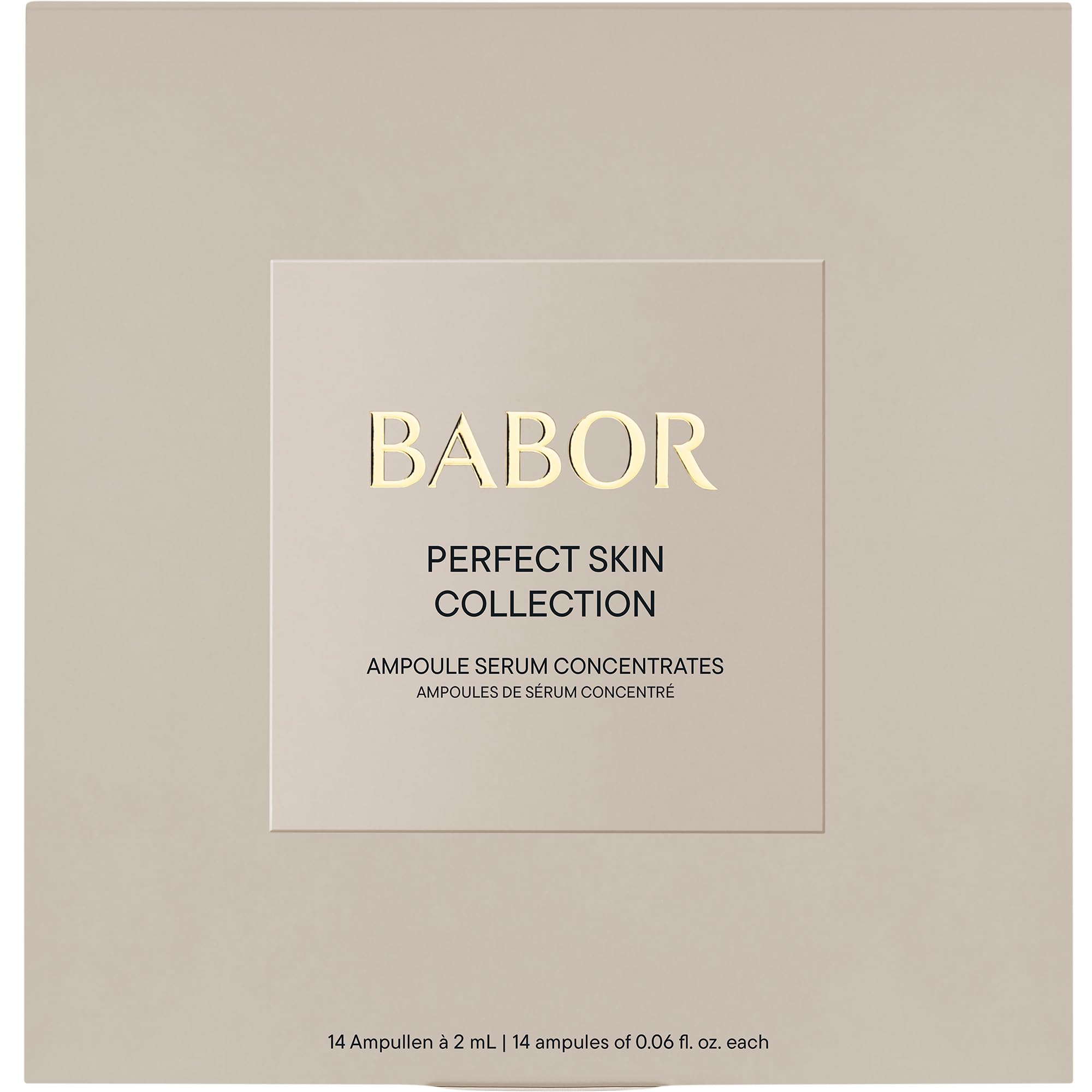 BABOR Zestaw prezentowy ampułek, intensywna 14-dniowa ampułka, nawilżenie, regeneracja i przeciwstarzenie, dla promiennej cery, zestaw kosmetyczny, Perfect Skin Collection