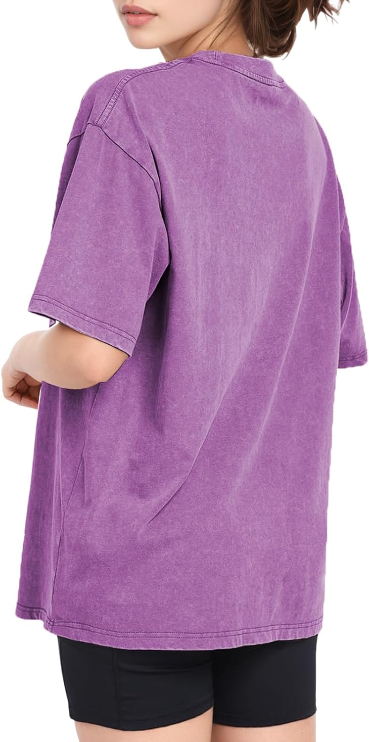 Dauocie Women's Washed Vintage Sorry I'm Late I Saw A Dog Print T Shirt Dog Lover Unisex Tees Tops - Image 3