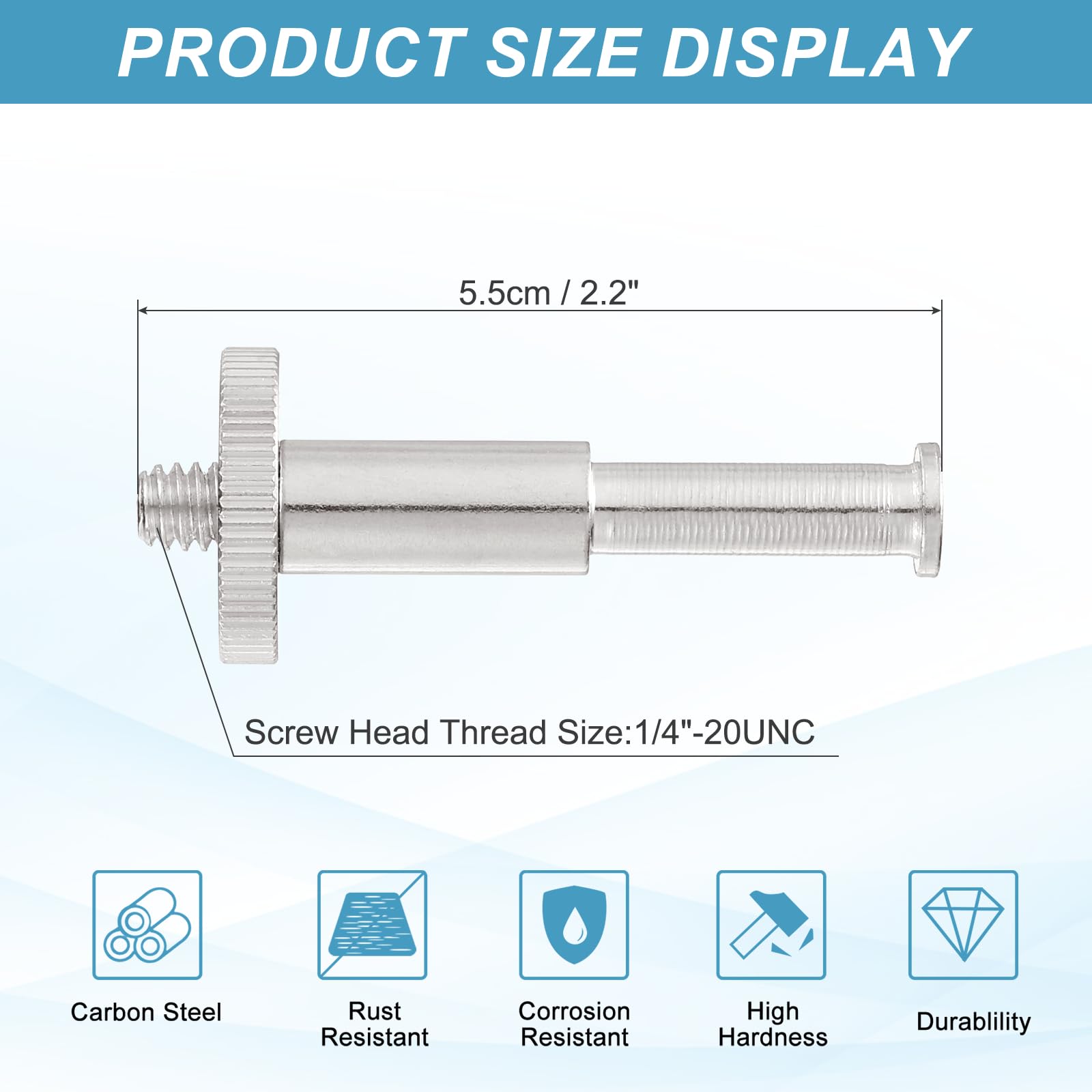PATIKIL 4Pack Boom Arm Joint Head Converter - Image 2