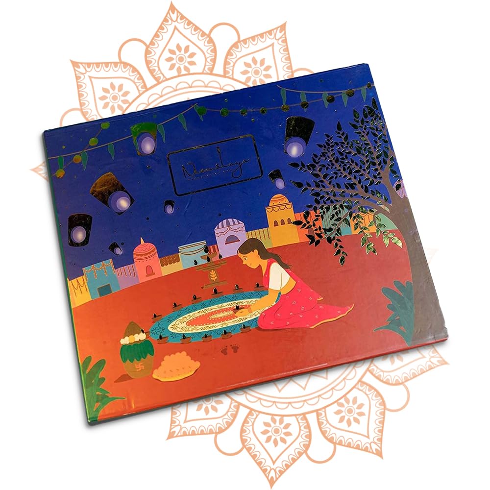 Nirmalaya Diwali Poojan Gift Box | Unique Diwali Gifts | Handmade Terracotta Diya | Pooja samagri | Diwali Gifts for Family and Friends…