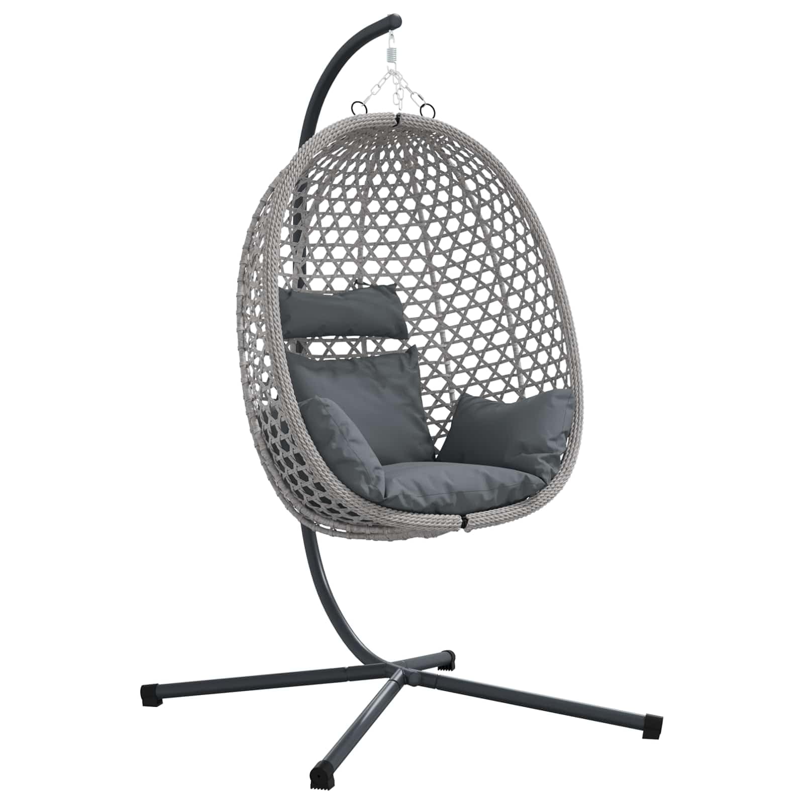 Sedia sospesa pieghevole 104x100x191 cm