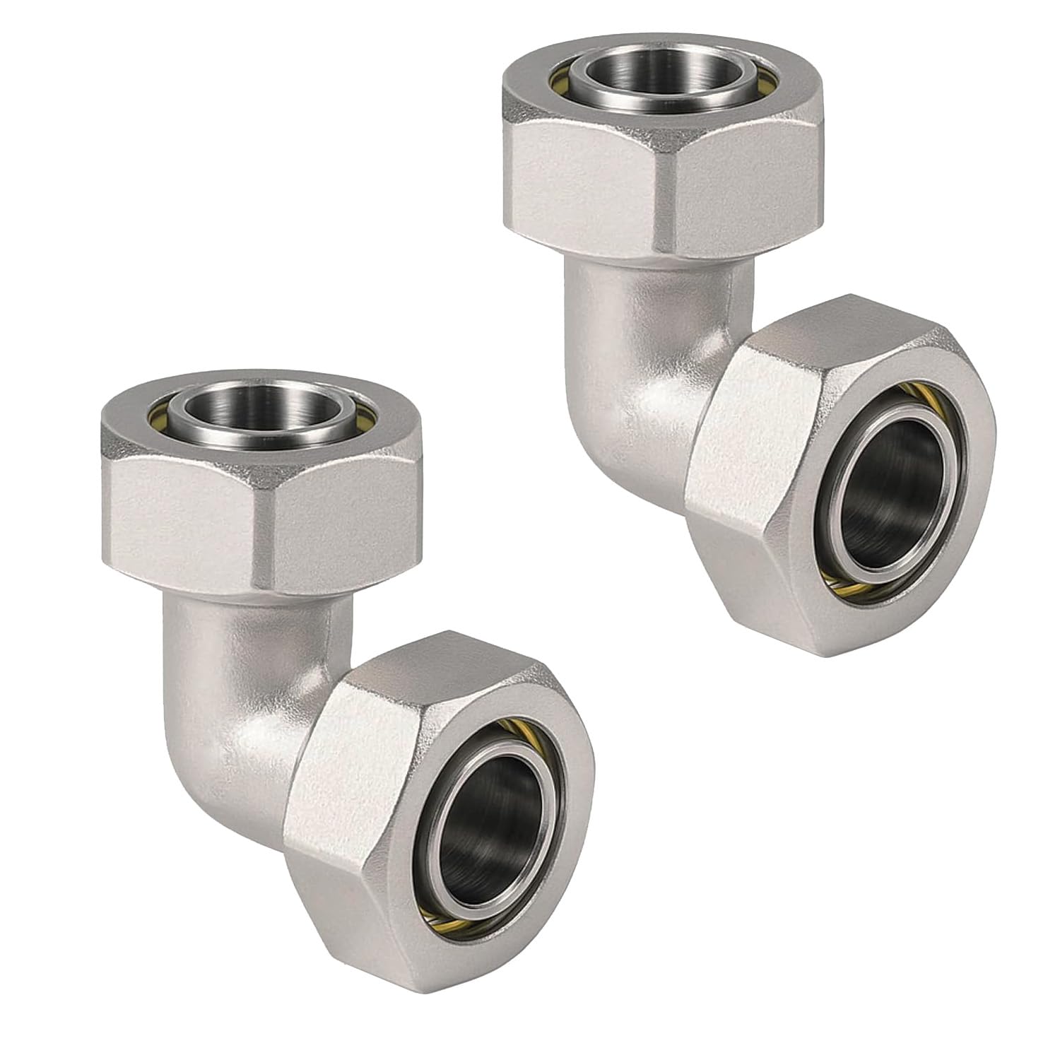2 accesorios de tubería de aire de codo de 3/4 pulgadas, para sistema de aire rápido, manguera de aire de 3/4 pulgadas, accesorios de línea de aire para sistema de tubo de aire comprimido de garaje