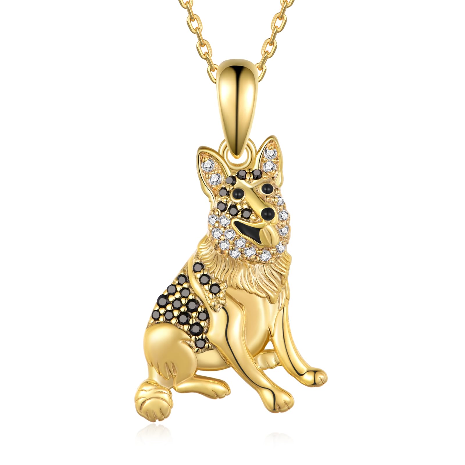Cehuzeli Dog Gifts for Women 925 Sterling Silver Dog Necklace Dog Jewelry for Women Dog Birthday Gift