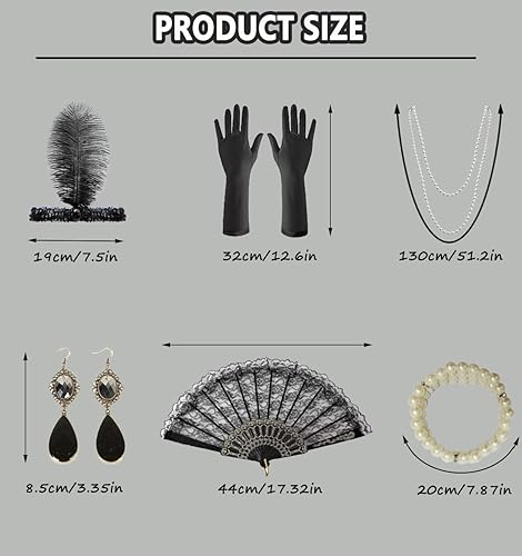 Miniatura 2 de Juego de 6 piezas de suministros de fiesta de té para niñas, decoración de fiesta de té, kit de accesorios de disfraz para niños y niñas pequeñas