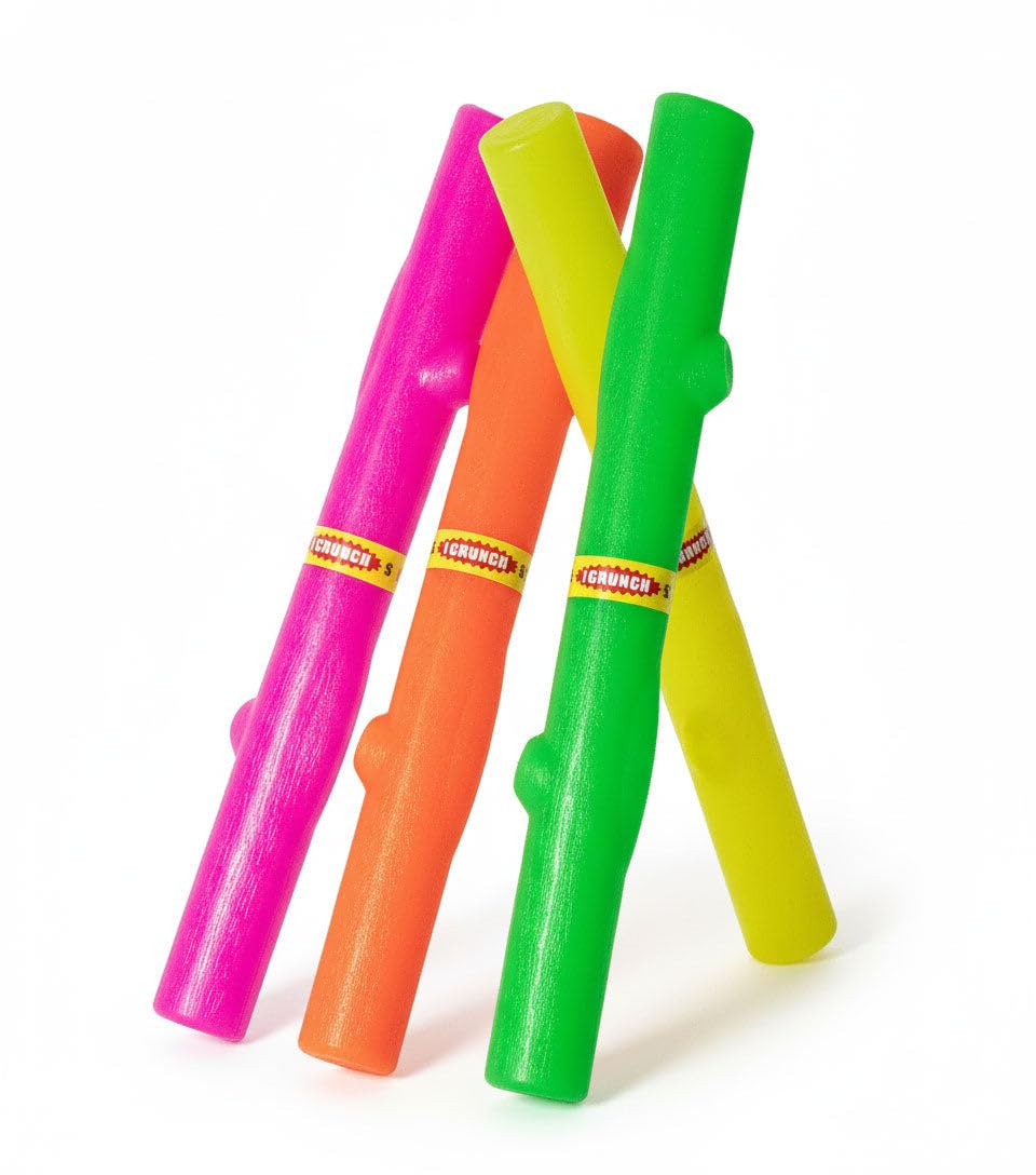 Stick Crunch Rubber Dog Toy Assorted Colors