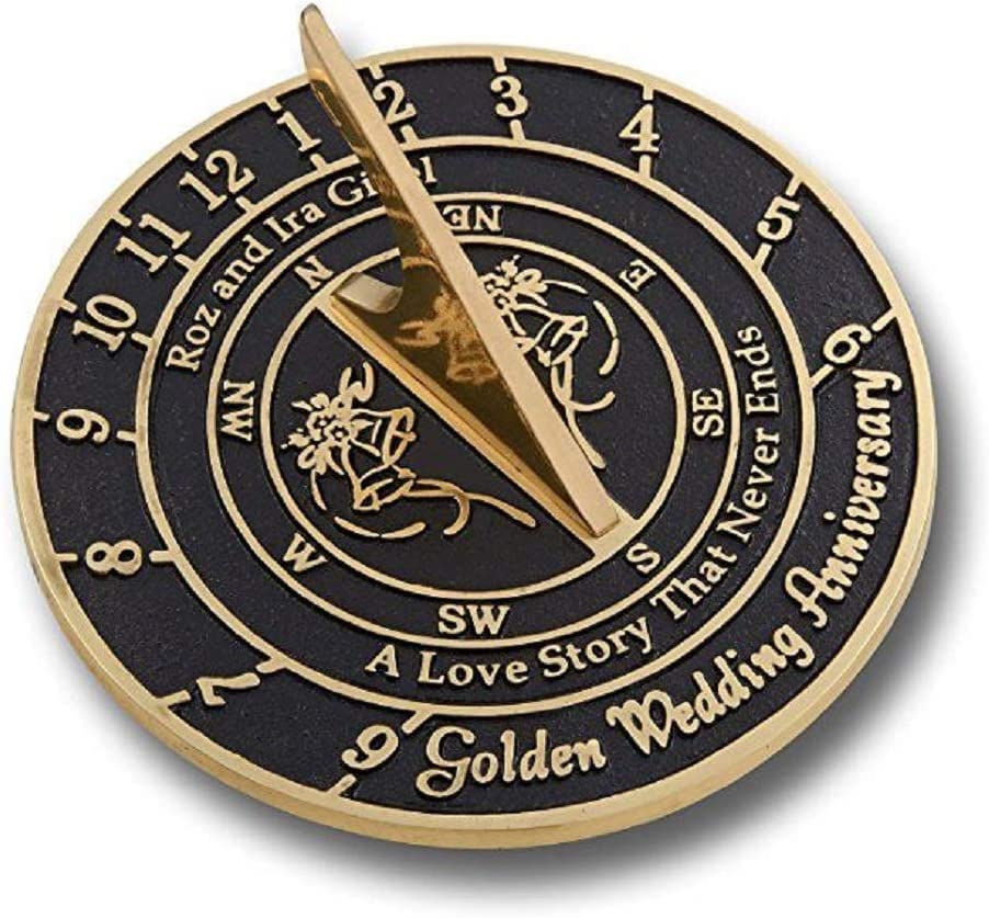 Reloj de sol de aniversario de boda el regalo único perfecto para sorprender a parejas