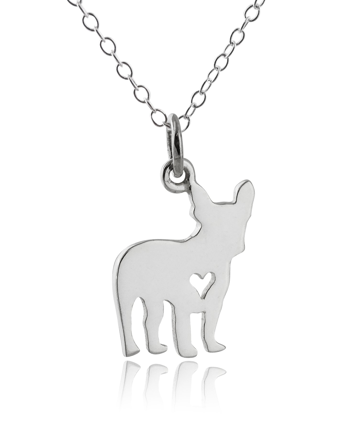 Collana Con Ciondolo A Cuore In Argento Sterling 925 - Bassotto, Cane - Regalo Per Donne Amanti Dei Cani, Con Scatola