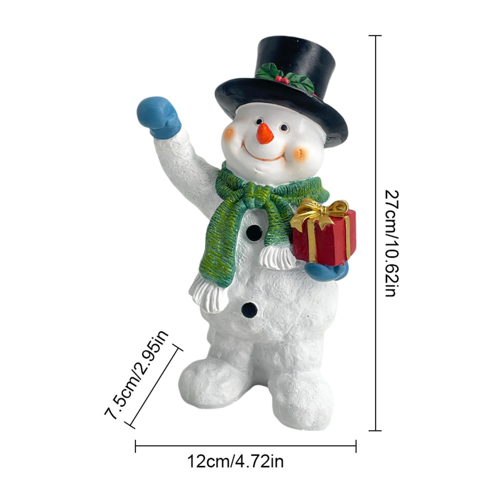Amazon.co.jp: クリスマス雪だるまの置物、雪だるまの置物,雪だるま像