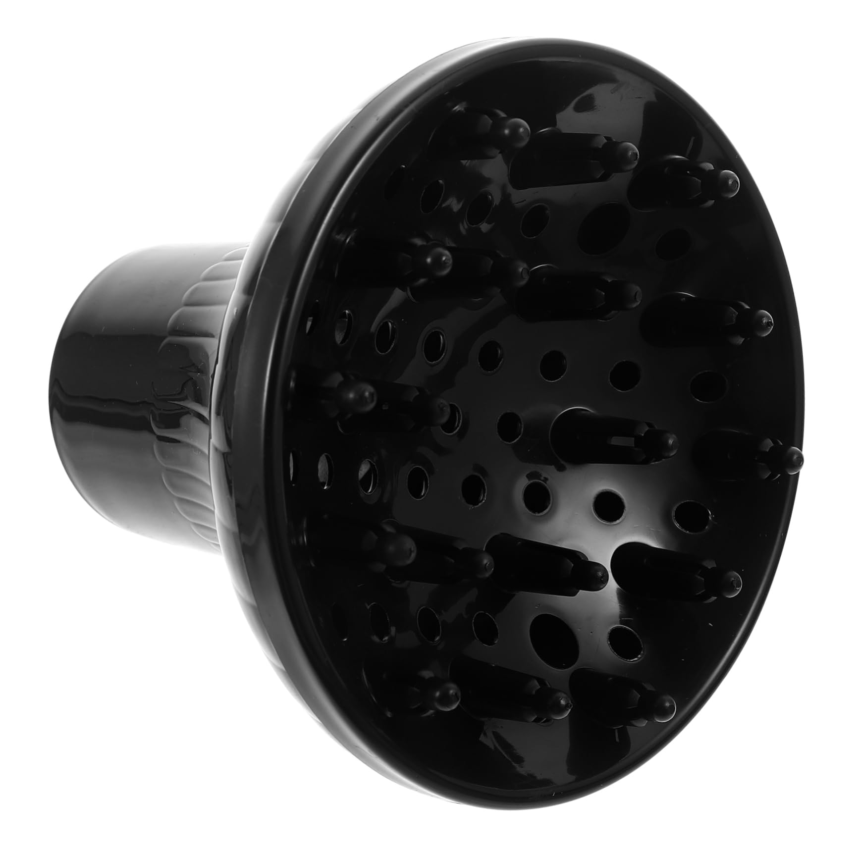 Large Hair Diffuser Attachment for Blow Dryer Professional Hair Styling Tool Airflow for Curly Hair Black