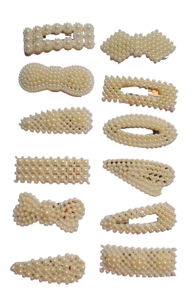 FLYBUY Metal Pearl Hair Clip for Women and Girls, Multicolour, 6 Pieces (B0BYVWGFMN) Amazon Price History, Amazon Price Tracker