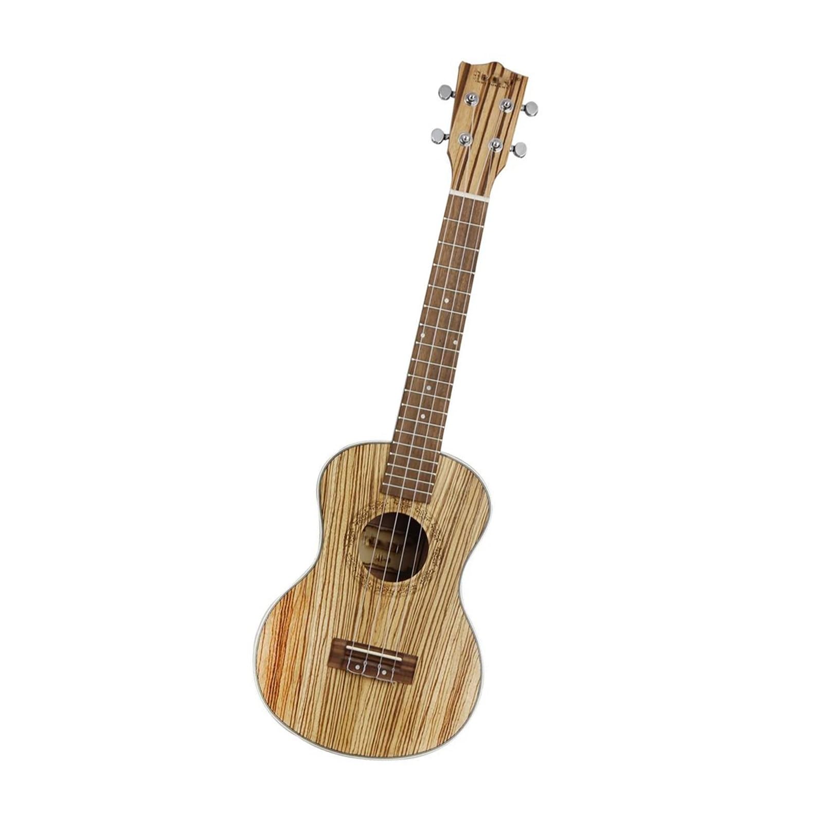 21 calowa Gitara Hawajska Ukulele Sopranowe Zebrawood 4 strunowa Ukulele