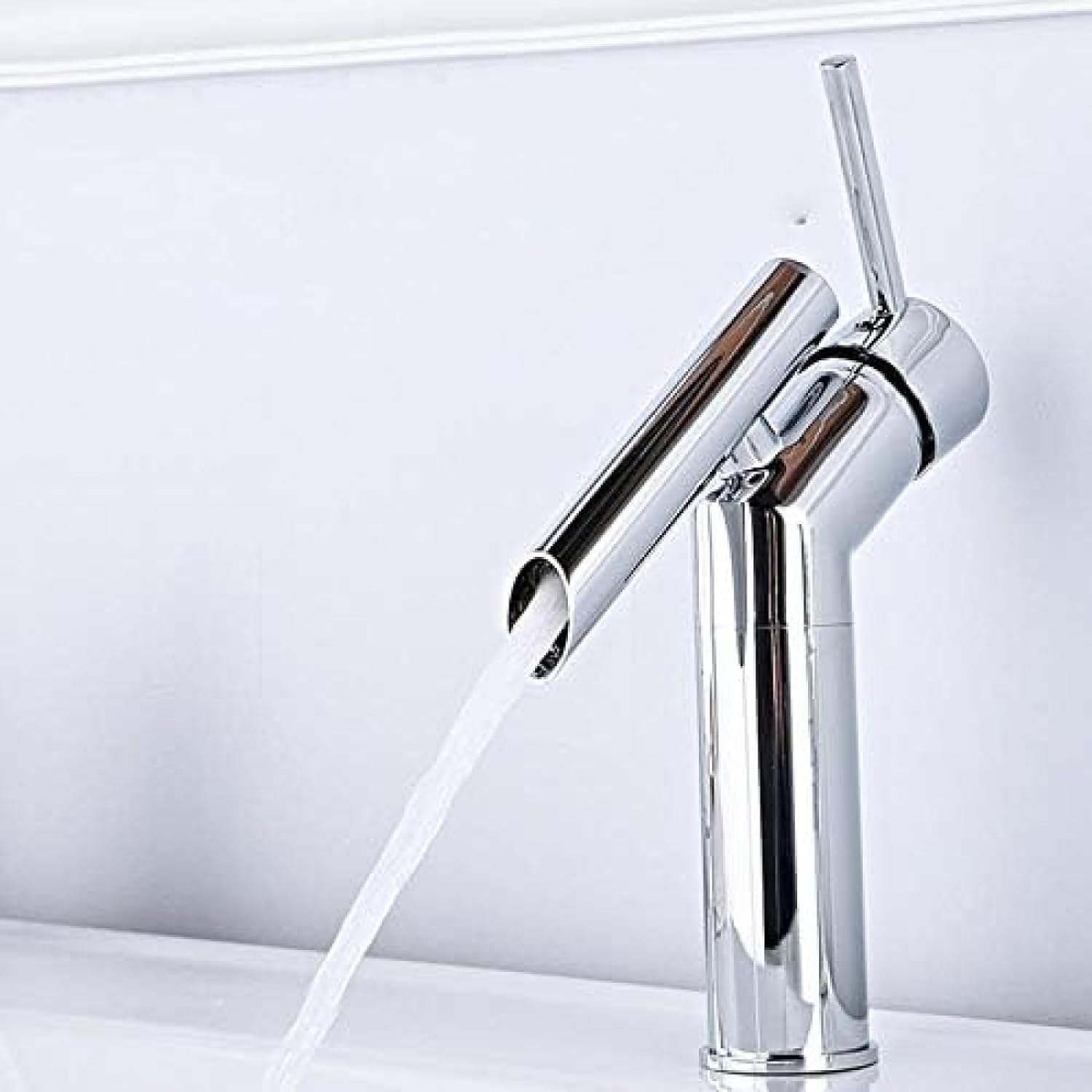 Mitigeur eau chaude froide à poignée unique pour vasque de salle de bain