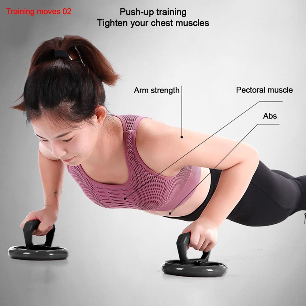 XININ Arm Trainer Push Up Stand Doppelrad Set Ab Roller Gym Muskel Übungsausrüstung Home Fitness Ausrüstung