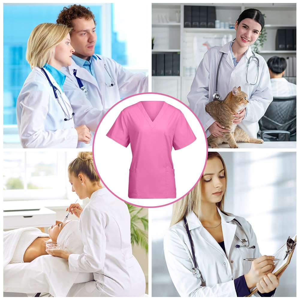 AUYAO Uniformes Sanitarios Mujer Hombre Pijama Sanitario Ropa de Trabajo