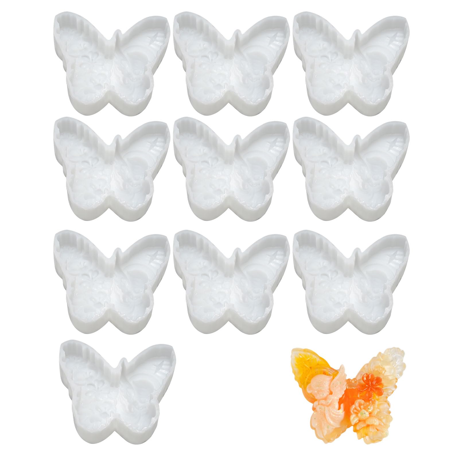 10 moldes de silicona 3D para decoración de habitación, moldes para hacer manualidades