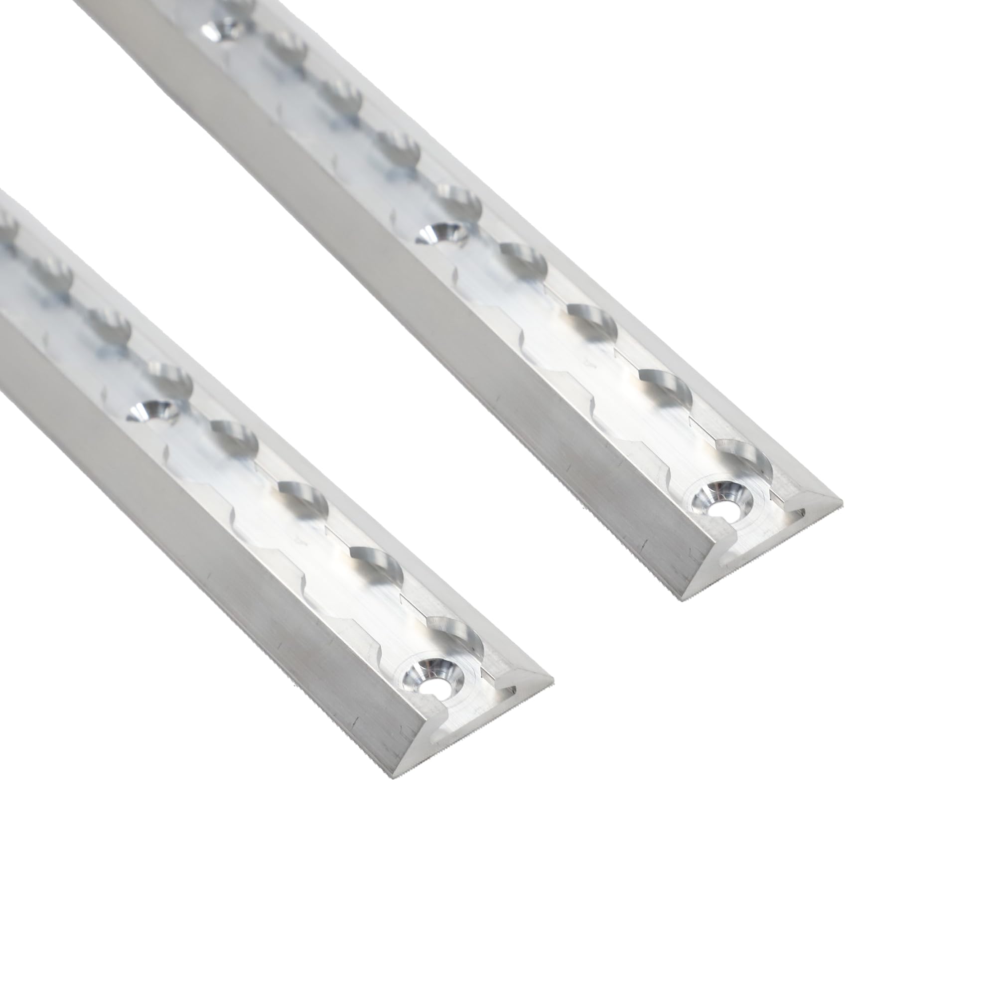 VanEssential 48" Venture Track T-6 Aluminium L-Track Raw (Angled Profile) - 2 Pack