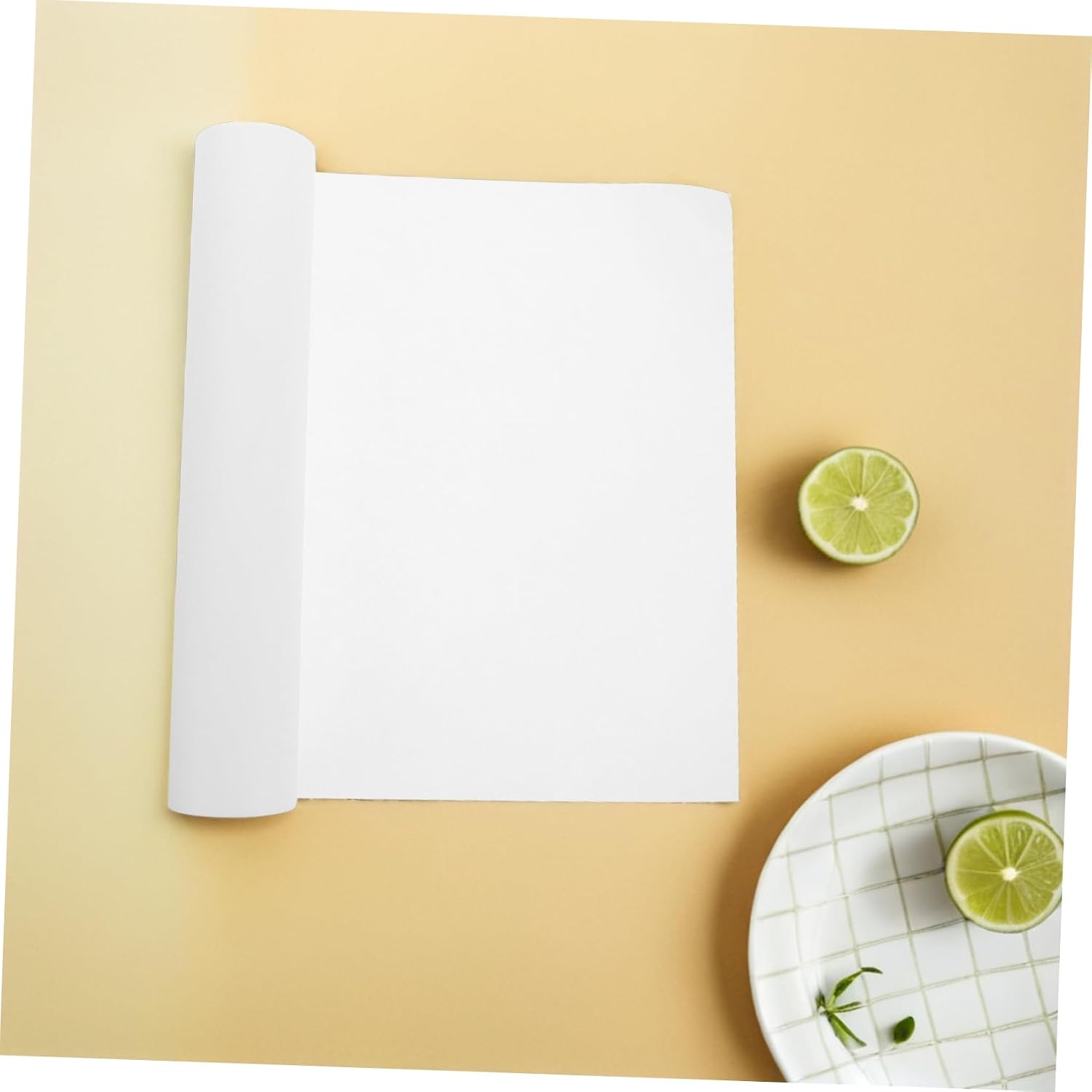 1Roll White Archival Tissue Paper Clothes Interleaving Paper for Garment Jewelry and Shoe Packaging Plain Wrapping Sheets