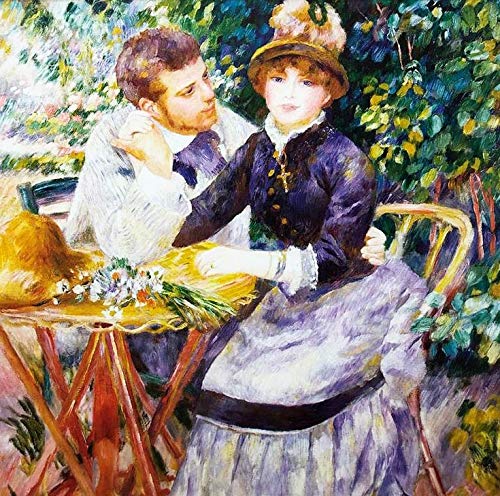 Amazon.com: Pierre Auguste Renoir in The Garden Framed Art Print