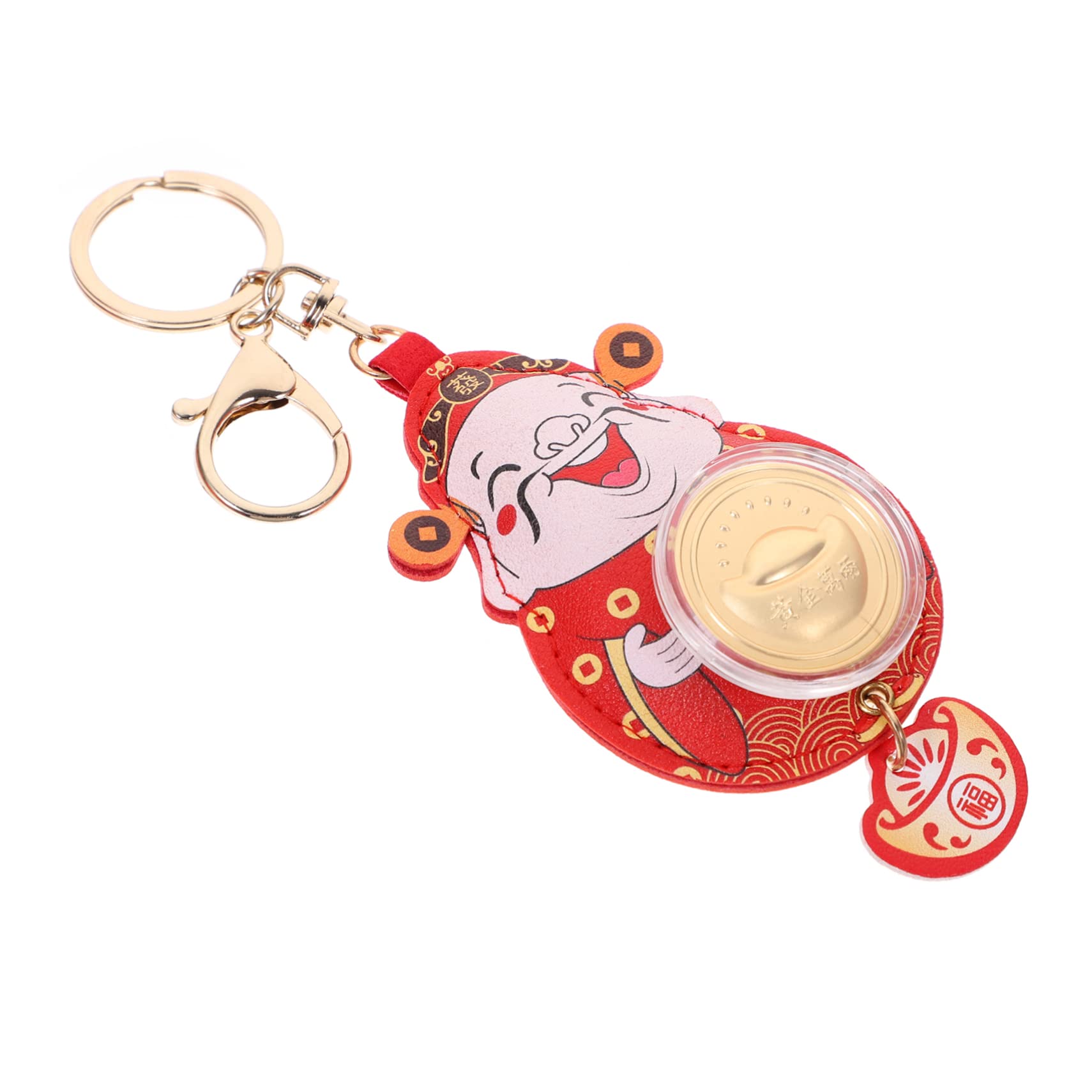GALPADA 4stücke Des Reichtums Schlüsselanhänger Chinesischer Stil Für Taschen Und Kreatives Accessoire Mit Feiner Verarbeitung Und Langlebigen Farben