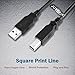 JUYOON High Speed USB 2.0 Printer Cable Cord for 8121-1585 8121-1186 HP Envy 4500 4520 5540 5640 5660 7640 100 110 120 4510 5530 e-All-in-One Photo Printer Series
