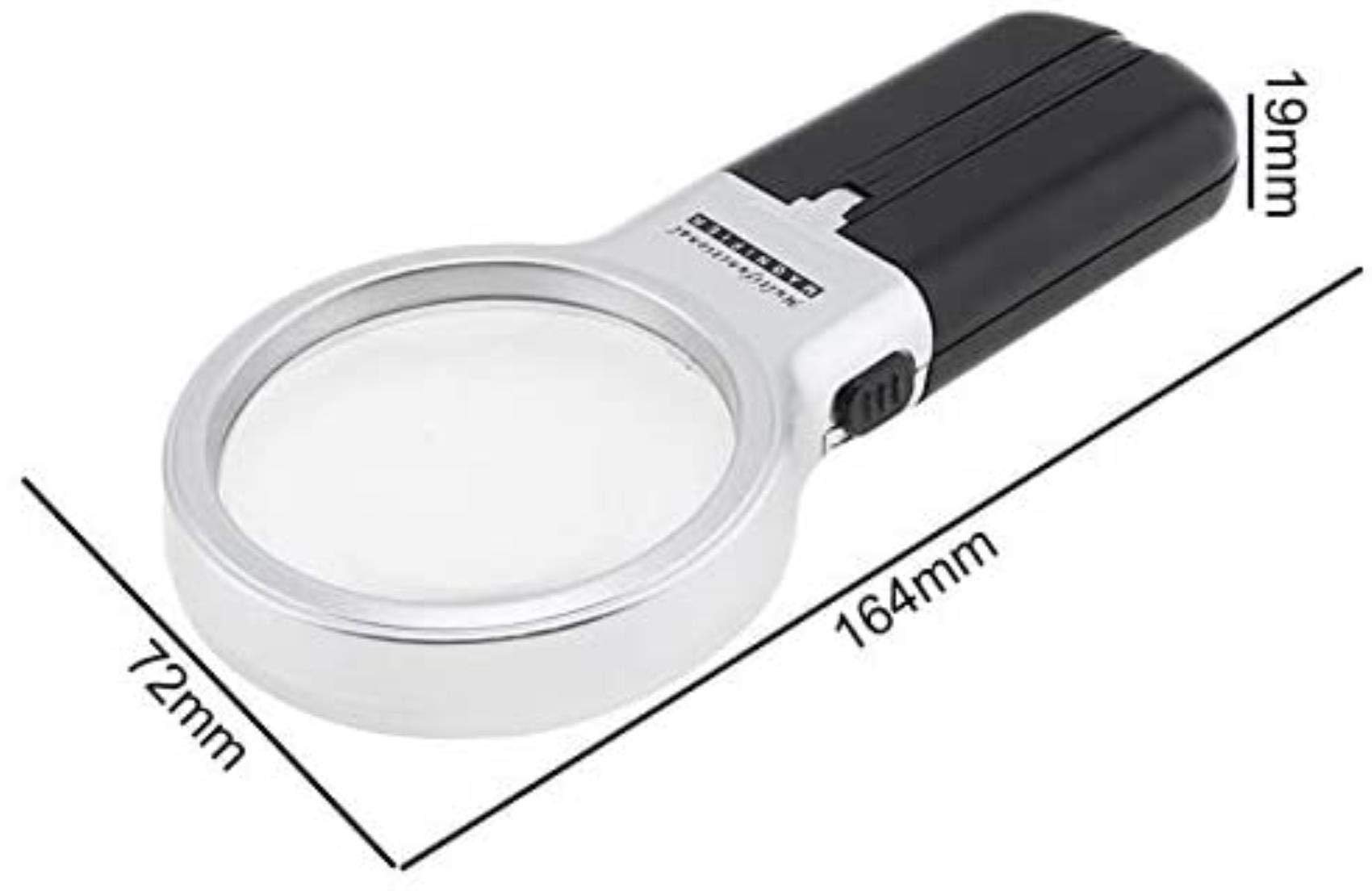Escritorio Lupa de Mano Lupa ángulo Ajustable Lectura Reloj reparación Lupa LED lámpara de Escritorio
