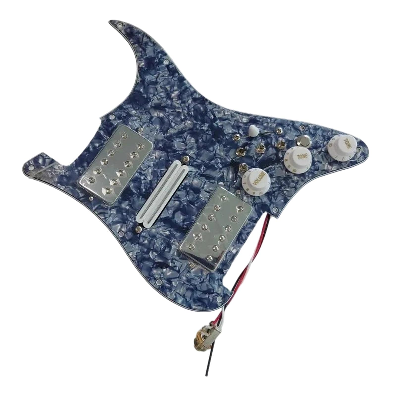 Il Set Di Pickup Battipenna Precablato HSH Per Chitarre Elettriche Include Humbucker Cromati Pickup Per Battipenna Della Chitarra