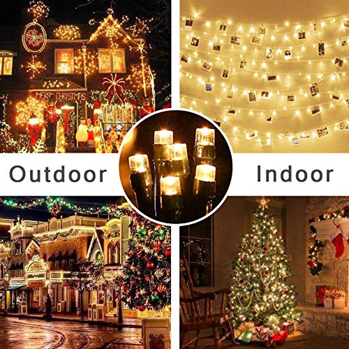 Luci Albero Di Natale, Luci Natale, Shineled 30M 300 Led 8 Modalità Luci Da Stringa, Luci Da Fata Stellate Impermeabili Per Esterni, Giardini, Case, Matrimonio, Natalizie - 7