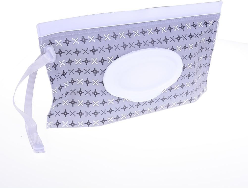 FADACAI Baby Wet Wipe Pouch Bag Travel Wipes Case Reusable Refillable Wet Wipe Bag Cases Portable Travel Wipes Dispenser Wipe Pouches