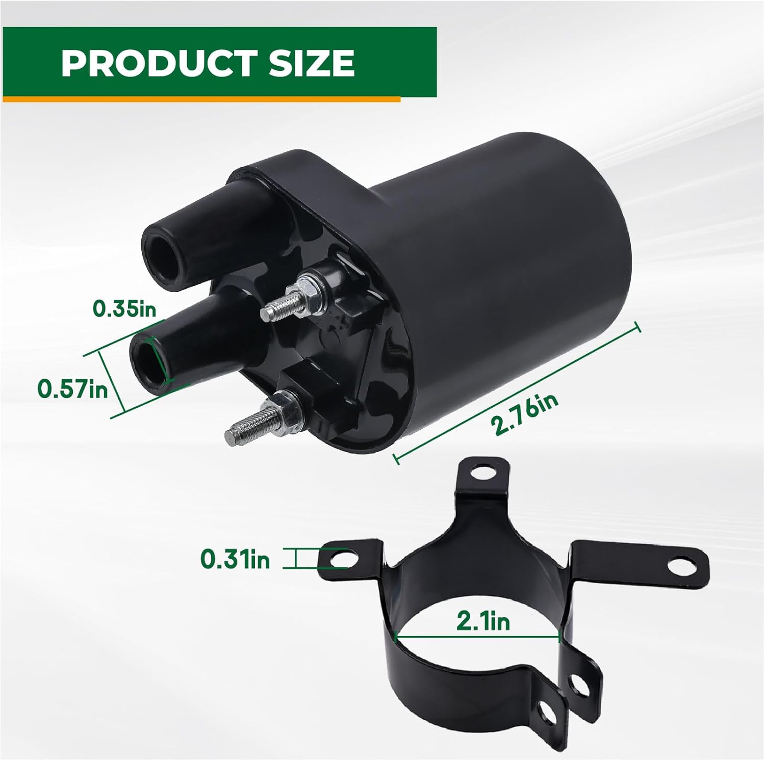 NIMTEK 166-0820 Ignition Coil for Onan 166-0772 P218G P220G P224G Model 541-0522 HE166-0761 HE541-0522 Fits Onan Points Models BF B43 B48 NHC CCK