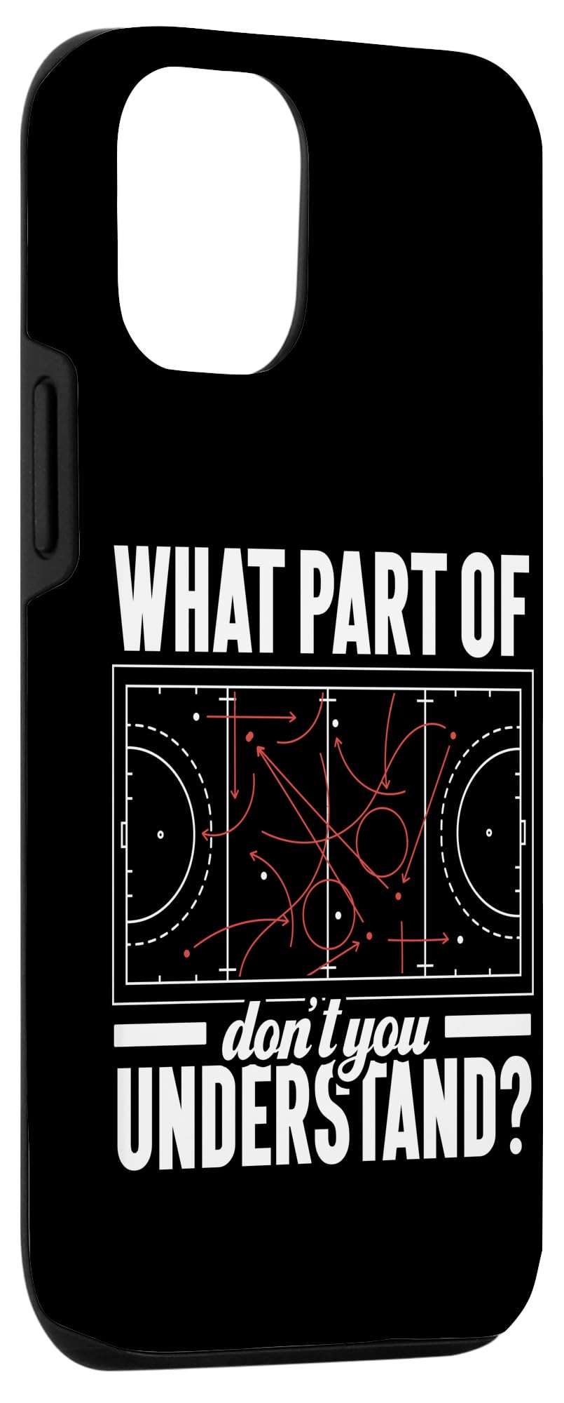 iPhone 12/12 Pro Ice Hockey Vintage Rink What Part Of Don't You Understand? Case - Image 3