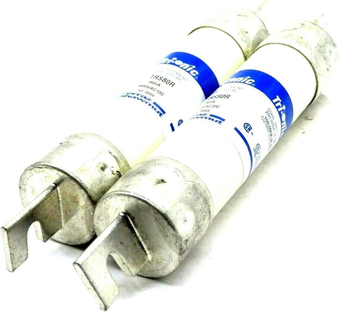 5 New FERRAZ SHAWMUT TRIONIC TRS-80-R Fuse 600VAC 80AMP TRS80R