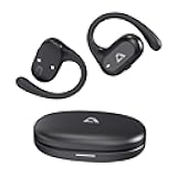YMOO Open Ear Wireless Bluetooth 5.2 Headphones for Running, IPX4 Waterproof Air Conduction Headphones, 16.5mm HiFi Earphones, 40ms Low Latency, 34H Gaming Earbuds for Treks, Exercise, Tour (Black)