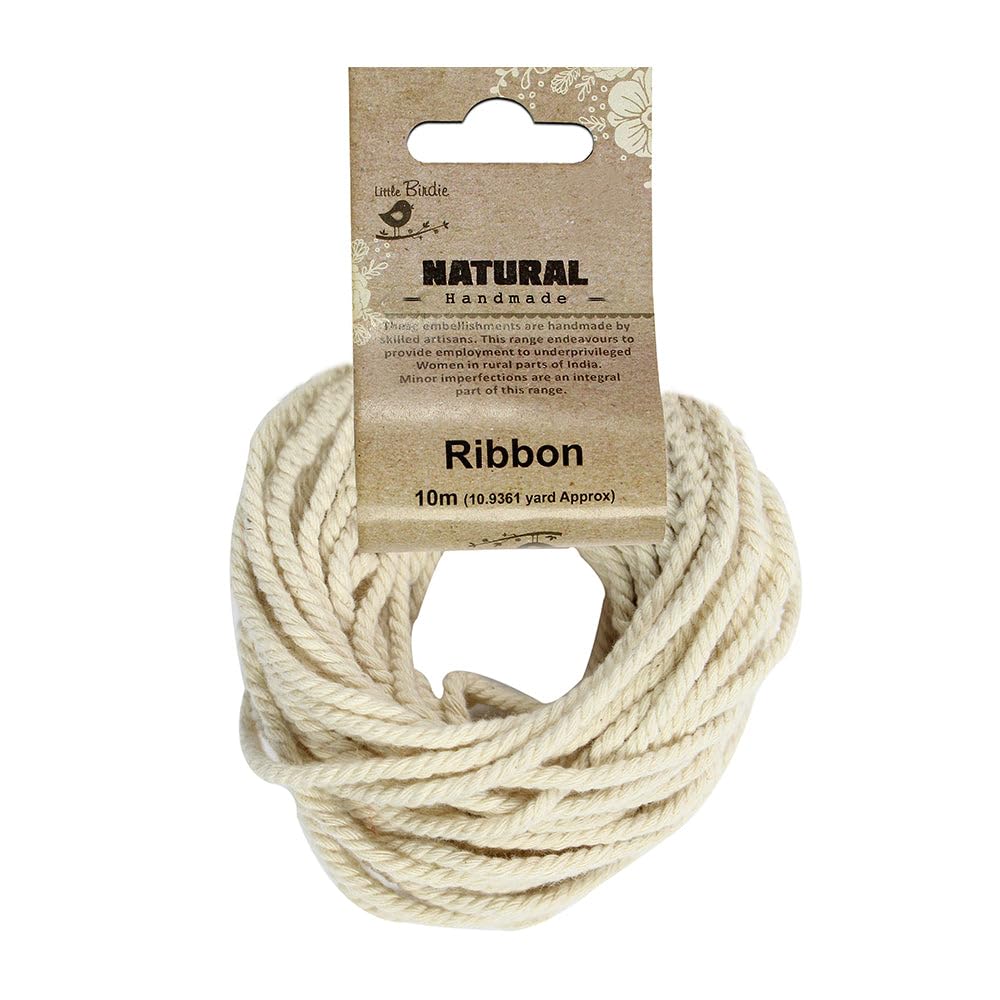 Itsy BitsyTwisted Cord 10mt | White | Pack of 2