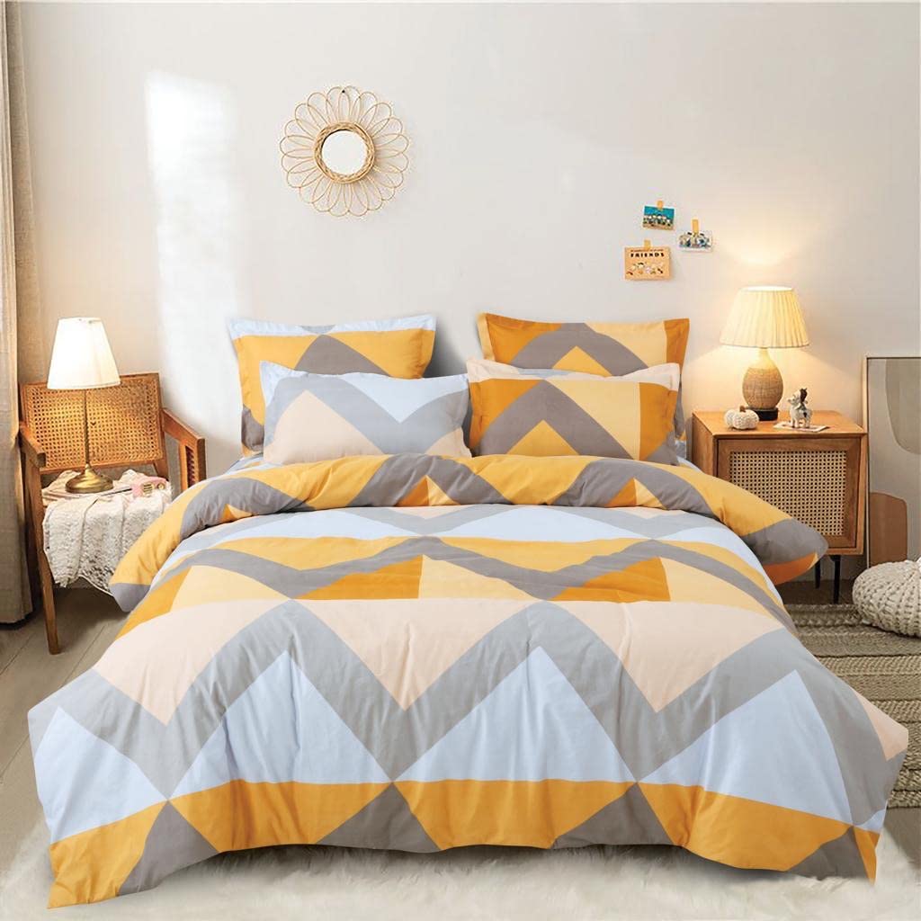 Ab Home Decor Microfiber AC Comforter Set King Size Double Bed