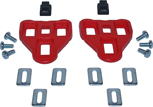 Miniatura 1 de Tacos de pedal de bicicleta compatibles con Look Delta Red 9 Zapatos de ciclismo