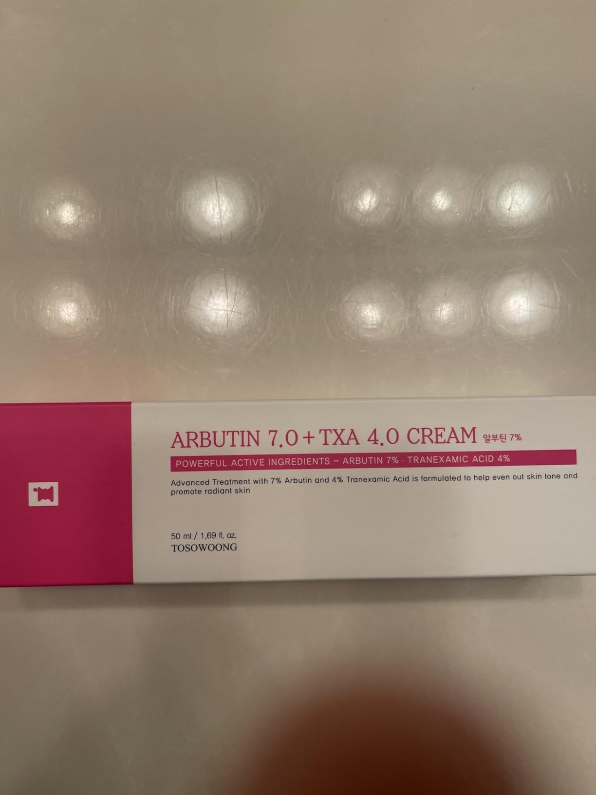 Lanboo Tranexamic Acid Cream, Arbutin 7% + Tranexamic Acid 4% Cream, Face Cream for Dark Spots, Freckle, Blemishes, Pigmentation, Skin Care for Hyperpigmentation Treatment, 1.69fl.oz