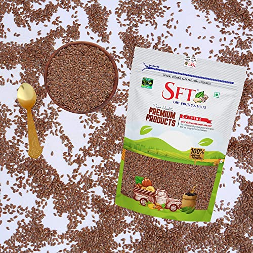 Image of SFT Pumpkin Seeds 1 Kg & Alsi (Flax Seeds) 1 Kg