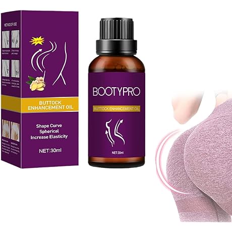 Booty Pro Hip Lifting Massage Oil: Natural Enlargement Solution for Women